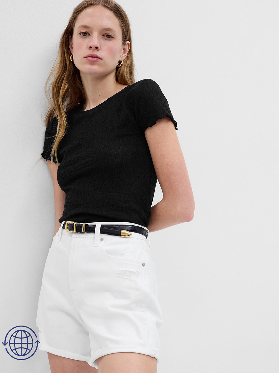GAP Floral Jacquard Top