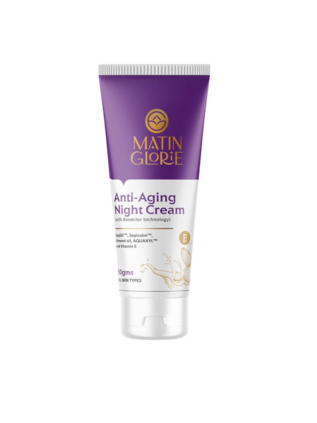 MATINGLORIE Anti Aging Night Cream With Almond Oil & Water Lily -15g