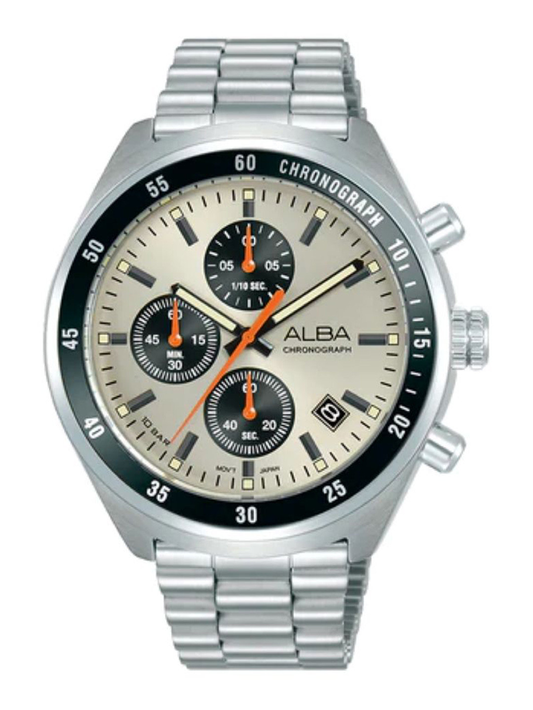 Alba Men Stainless Steel Bracelet Style Straps Analogue Watch AM3A41X1