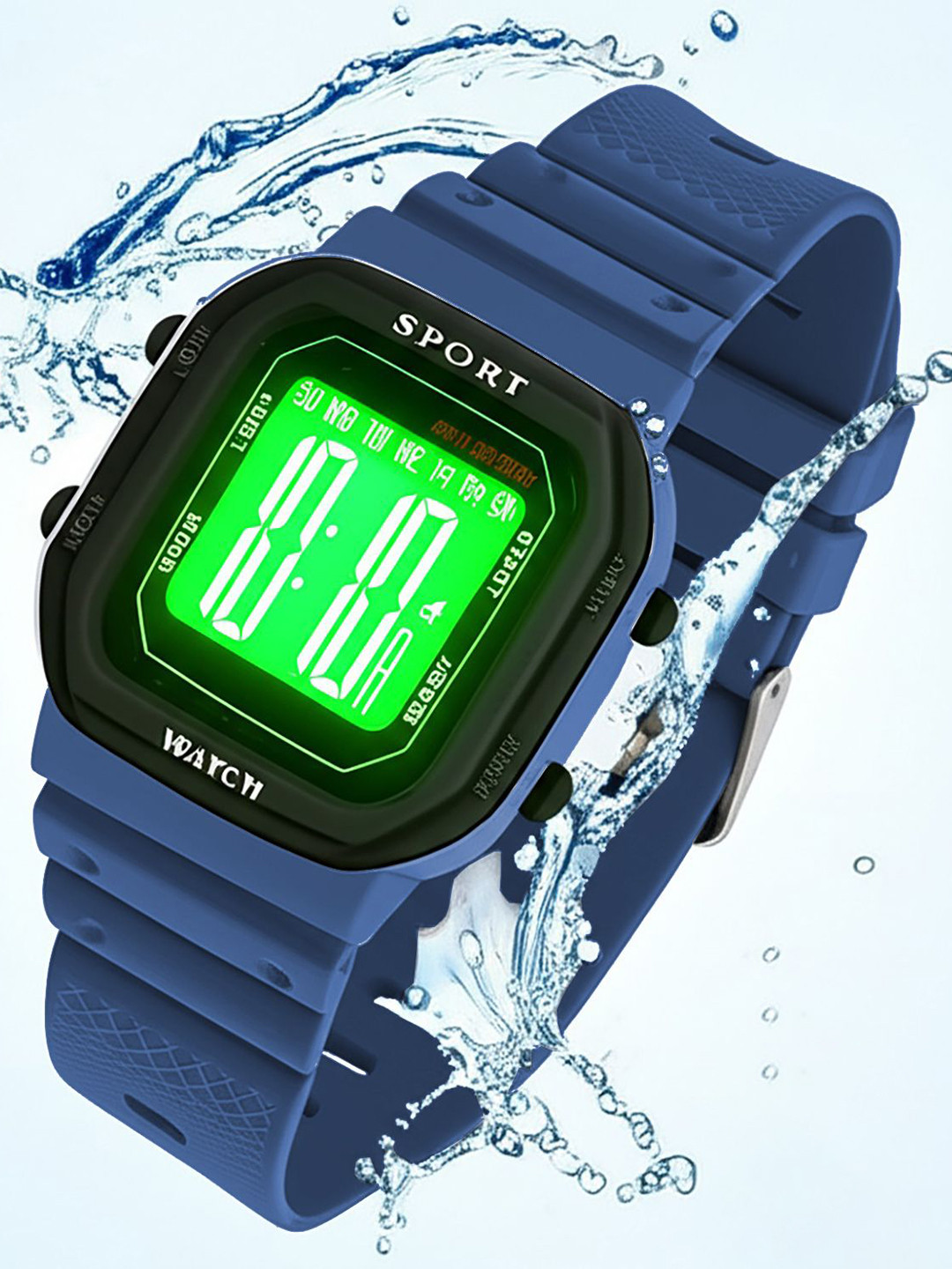 Time Up Kids Dial & Wrap Around Straps Digital Watch K177-2