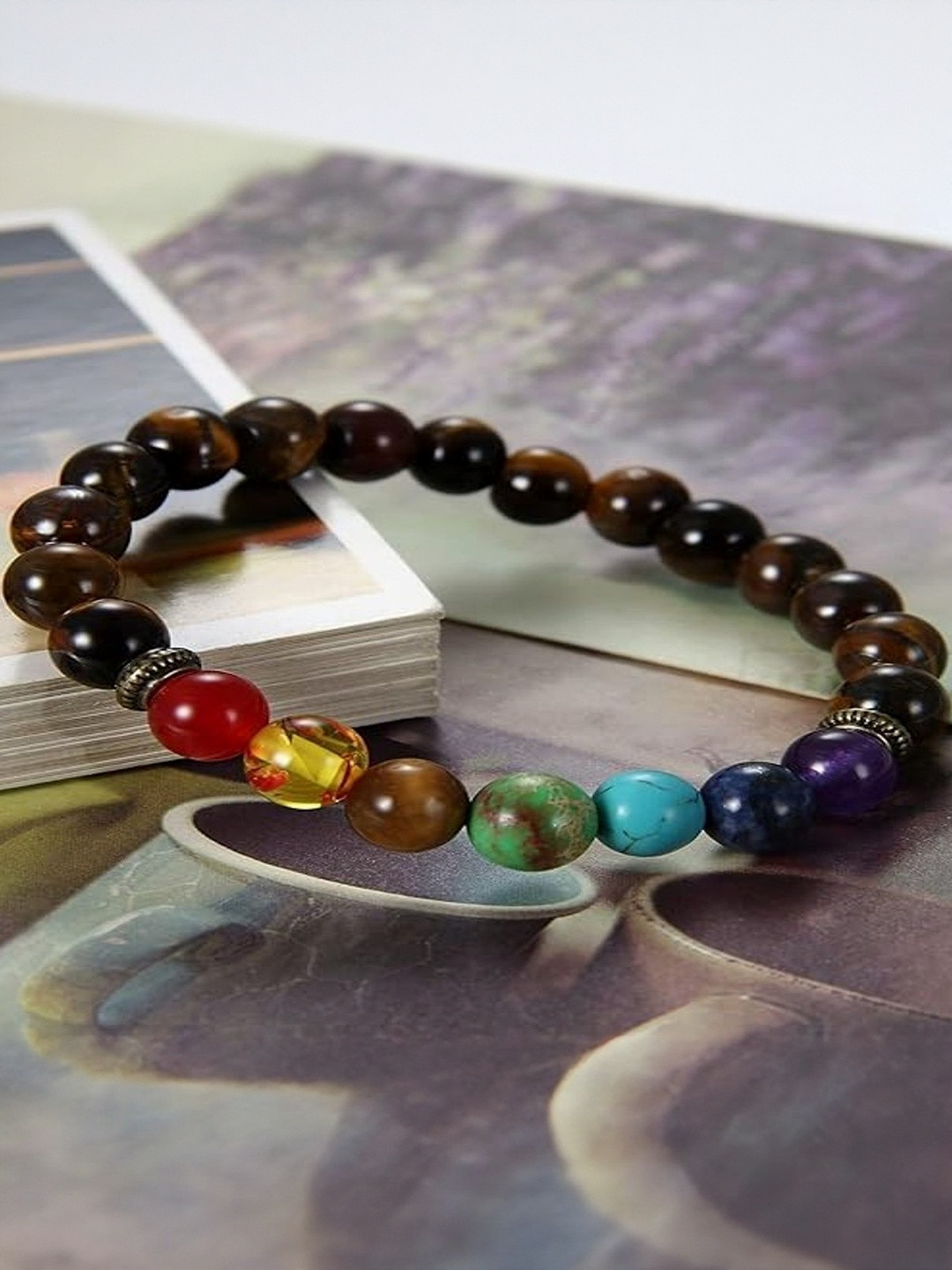 Vanira Artificial Beaded Elasticated Bracelet