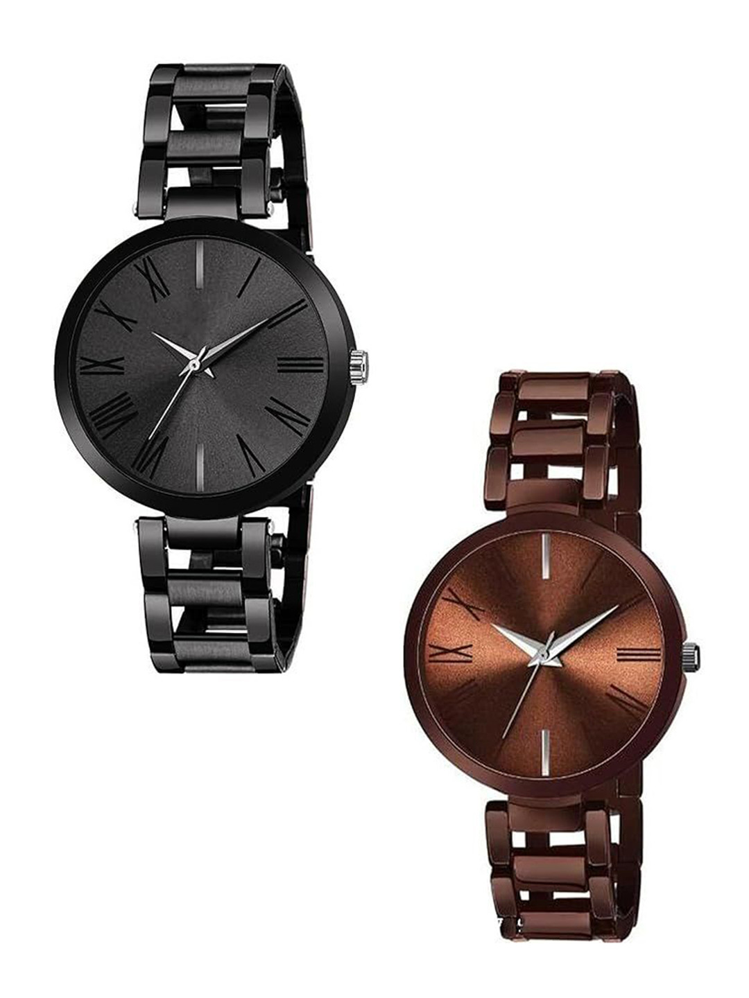 FROZIL Women Dial & Stainless Steel Straps Analogue Watch TNR-BR-B