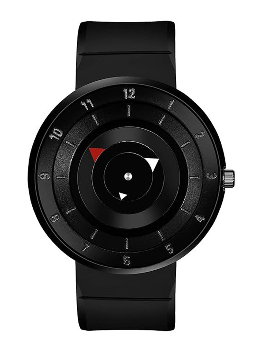 FROZIL Men Round Dial & Regular Style Straps Analogue Watch Dazon Black