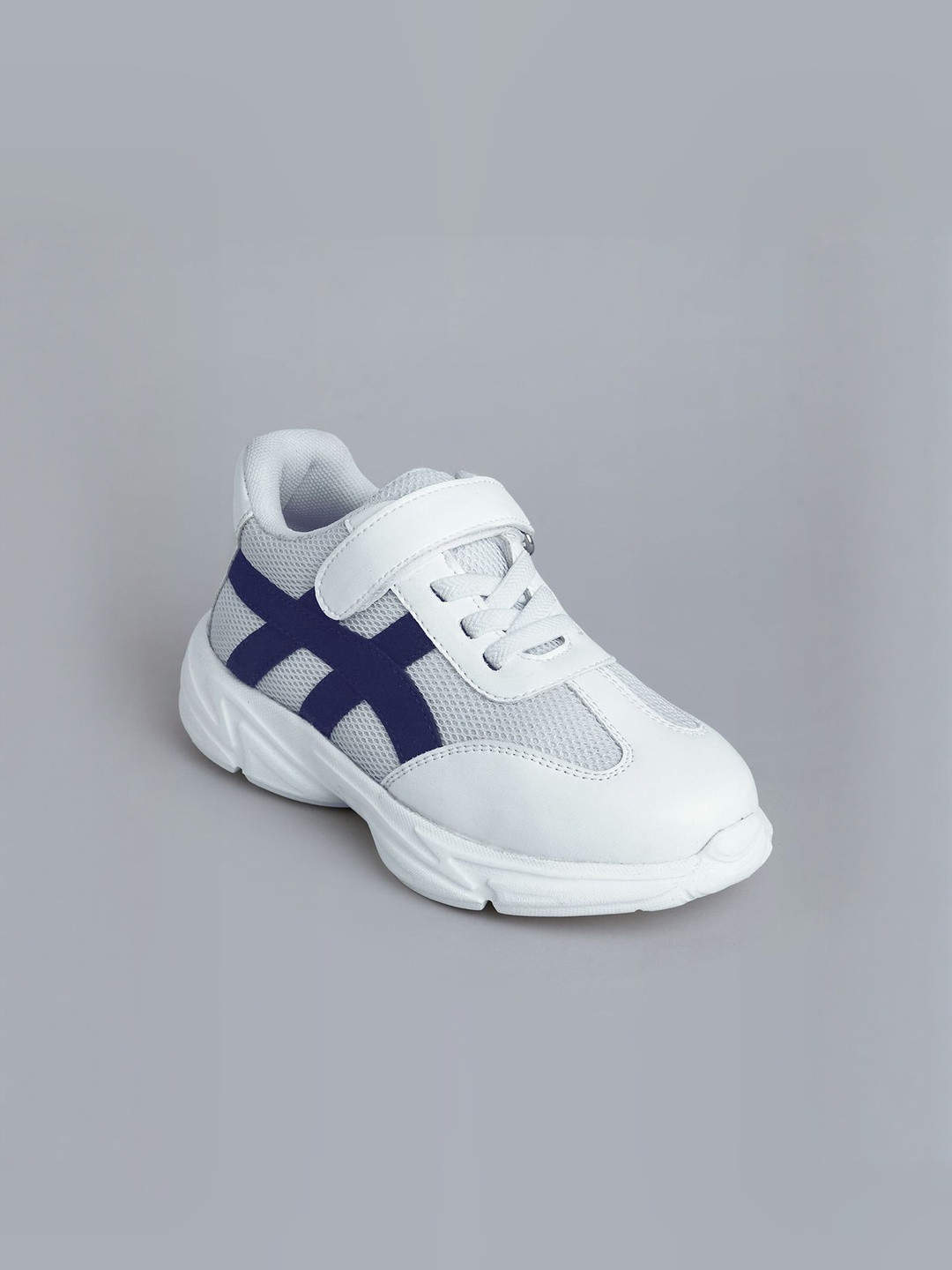 Hopscotch Boys Striped Velcro Sports Shoes