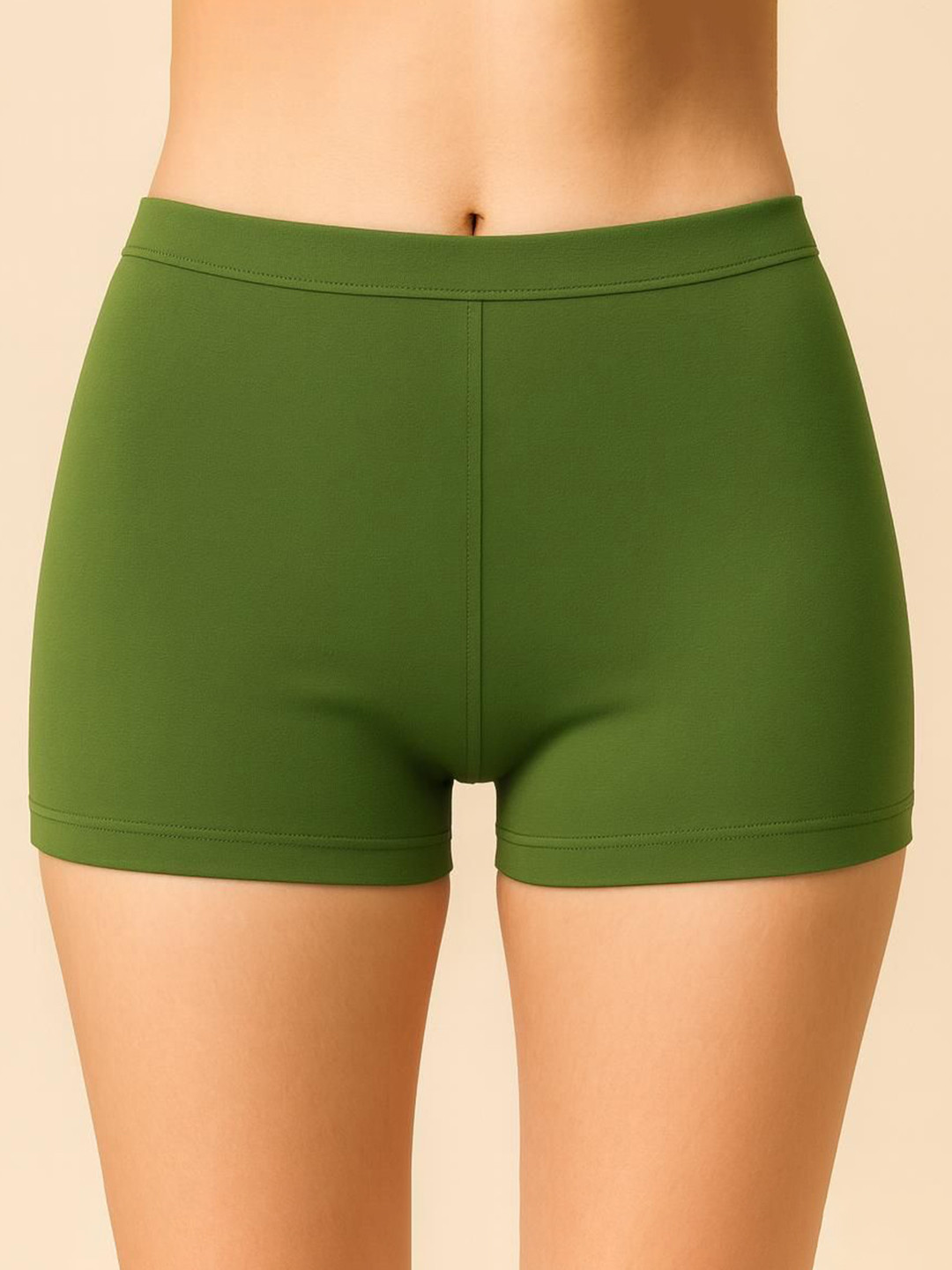 DRAXSTAR Combed Cotton Mid-Rise Boy Shorts Briefs NEW DRX SBT-33 D  Green XS-1-D  Green