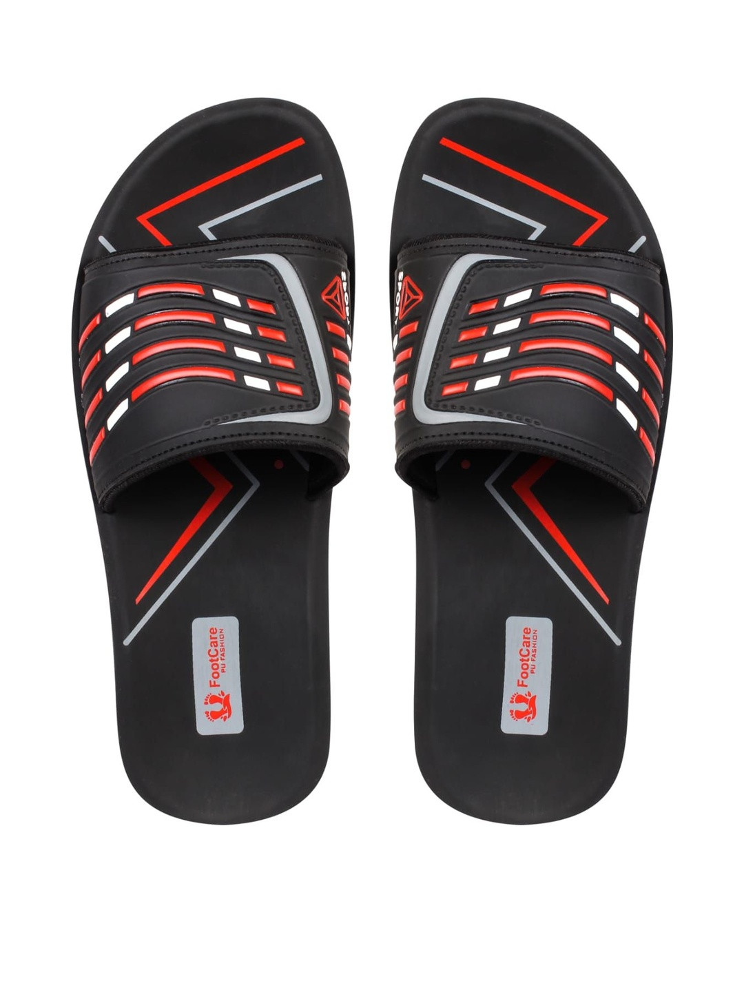 FOOT CARE Men Printed Open Toe Flats