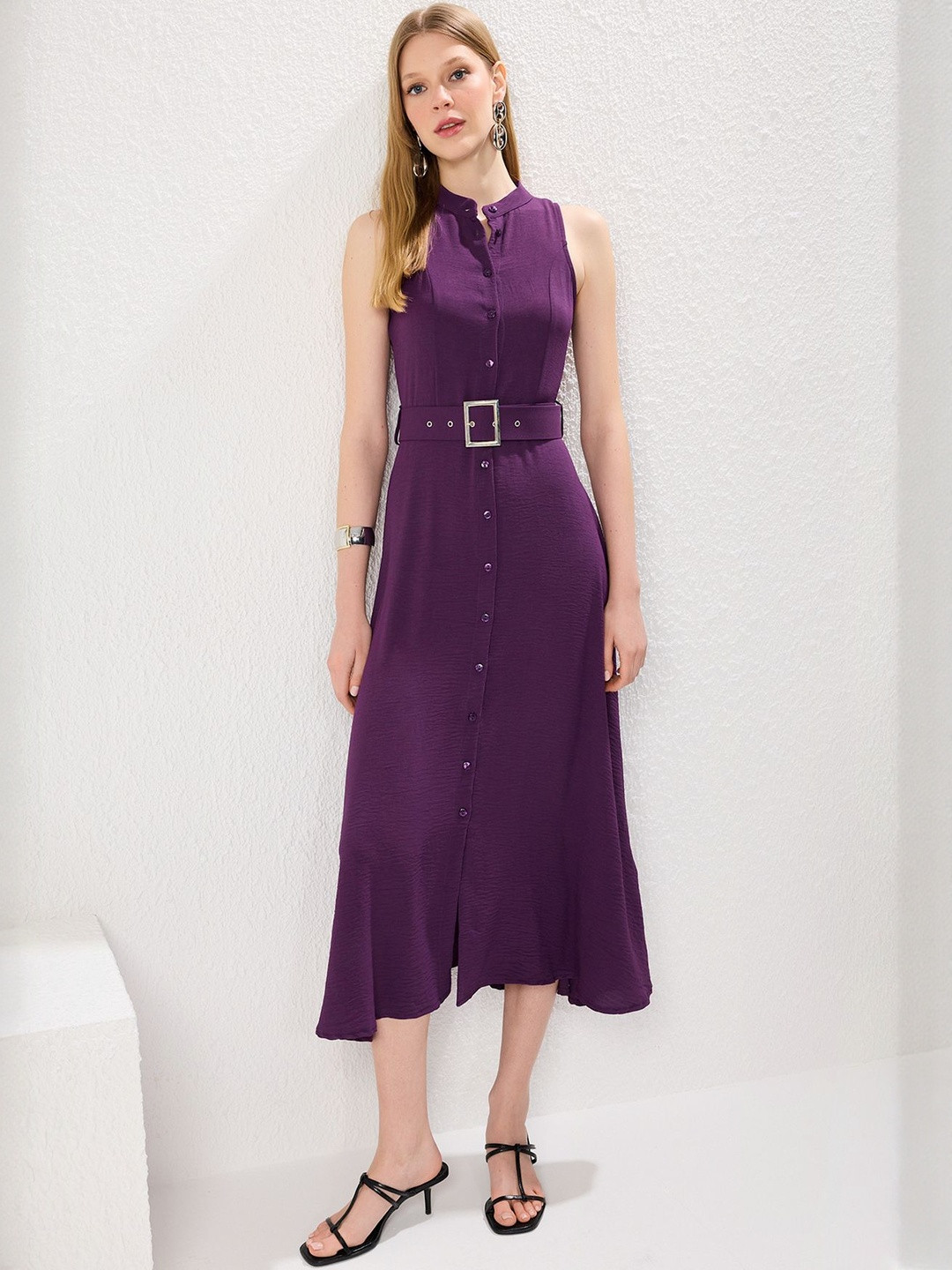 Trendyol Women Midi Shirt Dress
