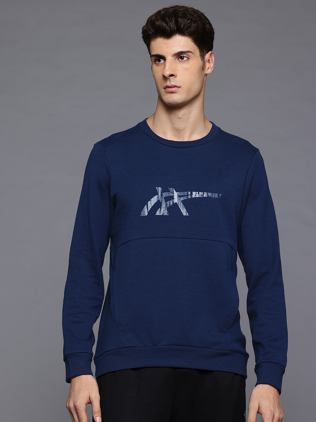 ASICS Stripe Graphic Printed Sweatshirt