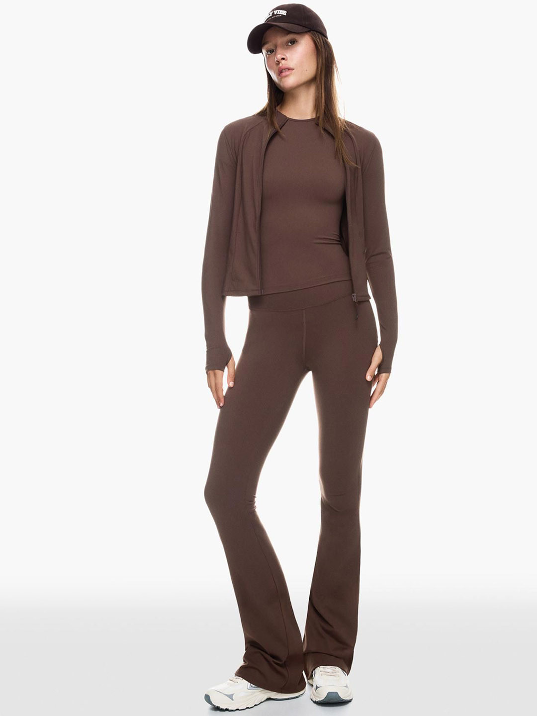 Bershka Technical Flare Trousers