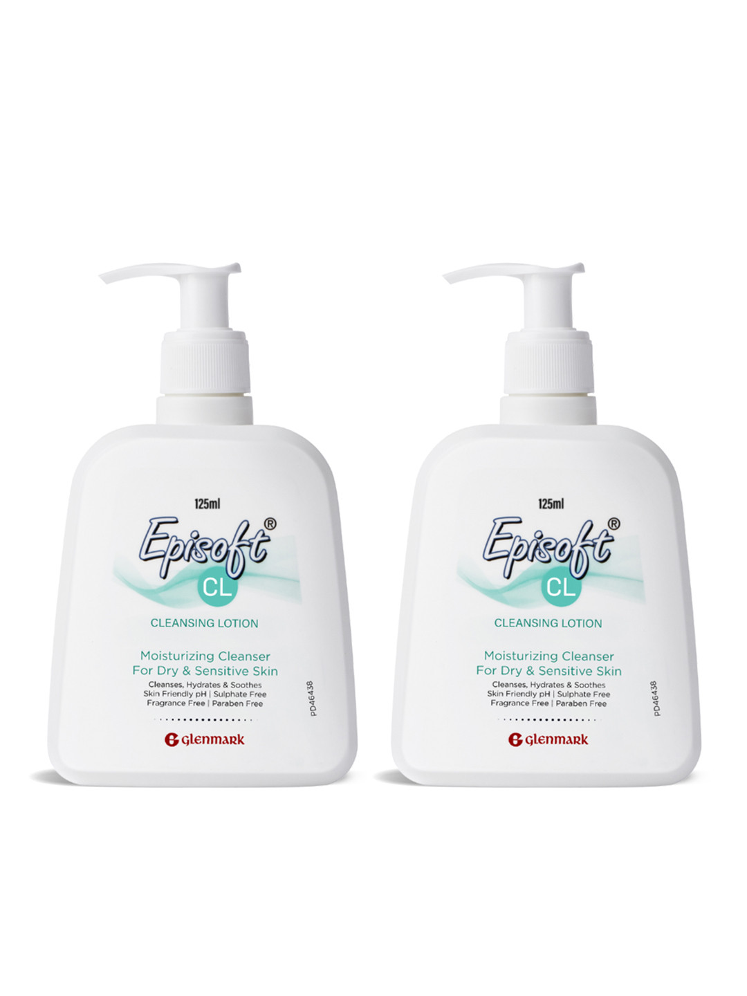 Episoft Set of 2 Daily Gentle Cleanser For Dry & Sensitive Skin - 125ml