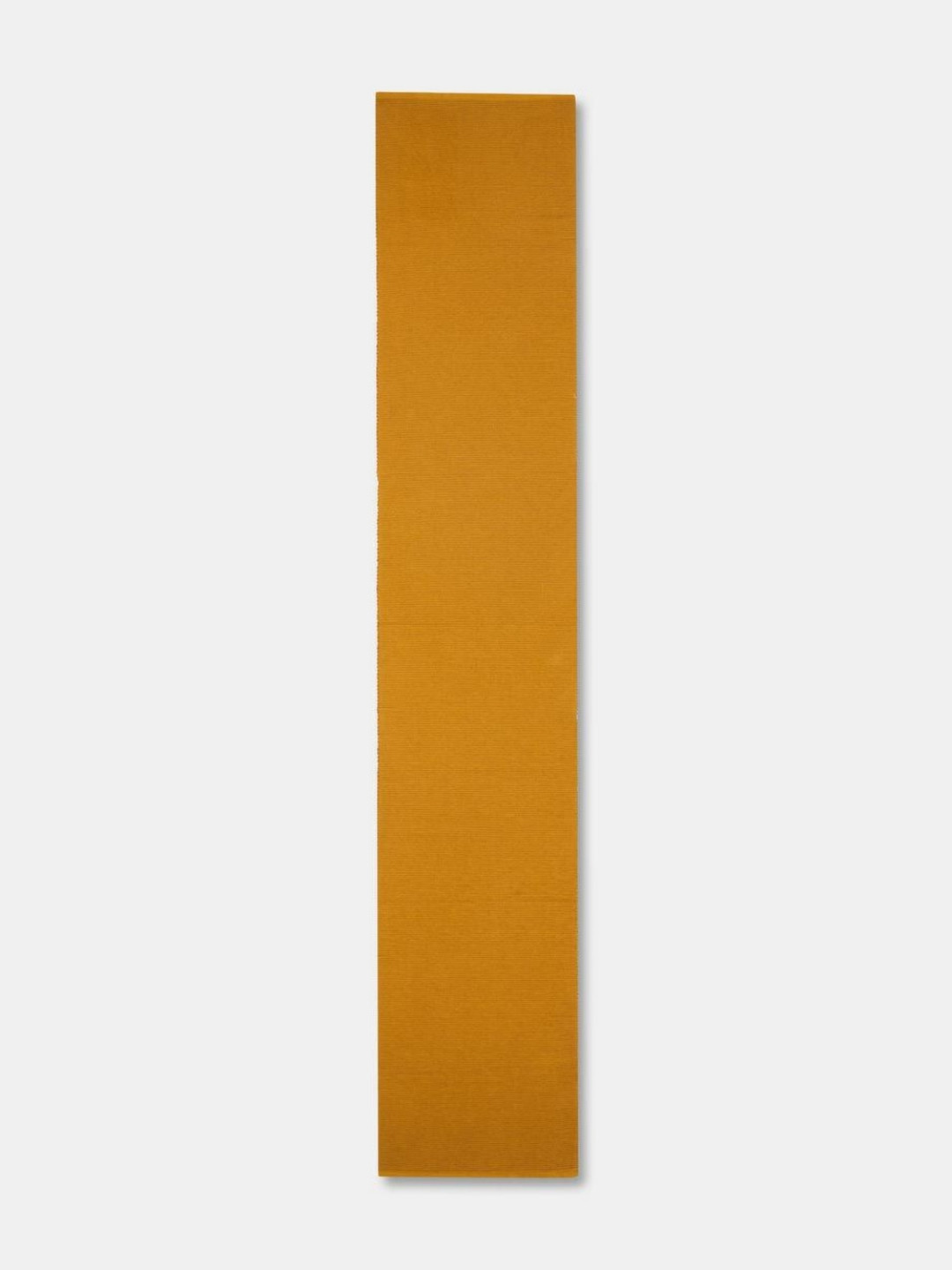 Fabindia Mustard-Yellow Prithi Woven Cotton Table Runner