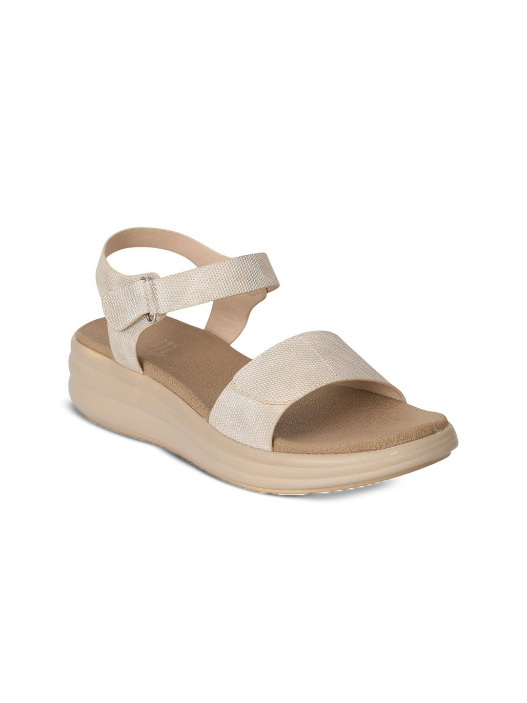 Ninaa Rossie Women Buckle Open Toe Flats