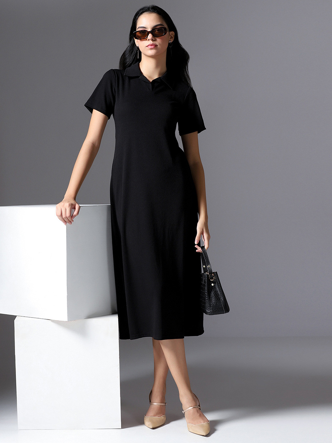 Selvia Women T-shirt Midi Dress