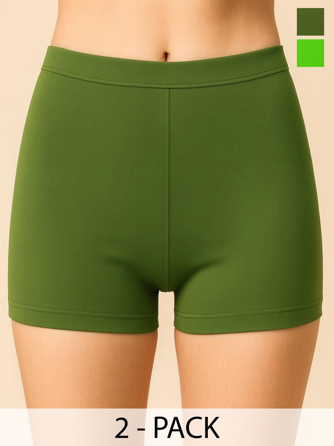 DRAXSTAR Pack Of 2 Cotton Brief DRAX SBT-33 Lt. Green,D  Orange XS-2-Lt. Green,D  Orange
