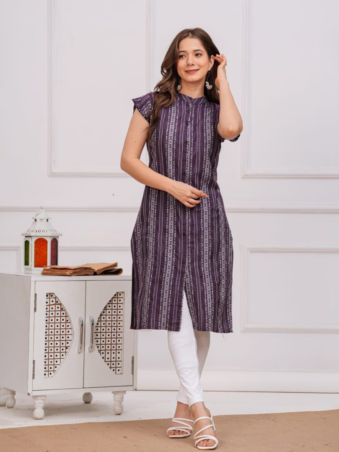 Matisse Women Striped Daily Straight Kurta
