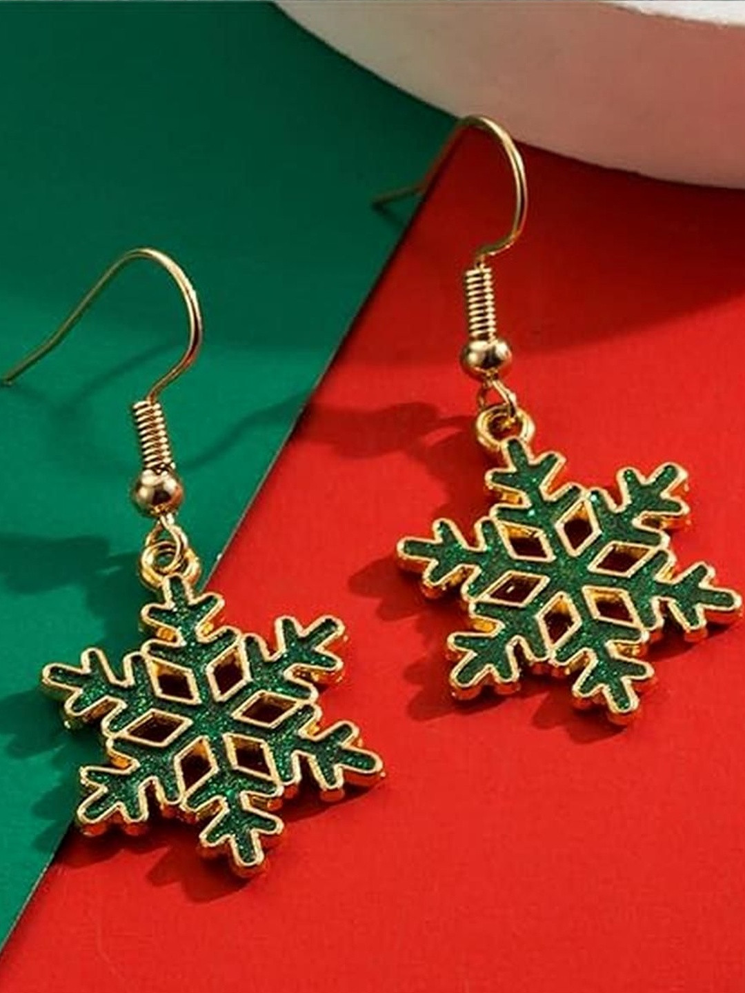 EL REGALO Contemporary Drop Christmas Earrings