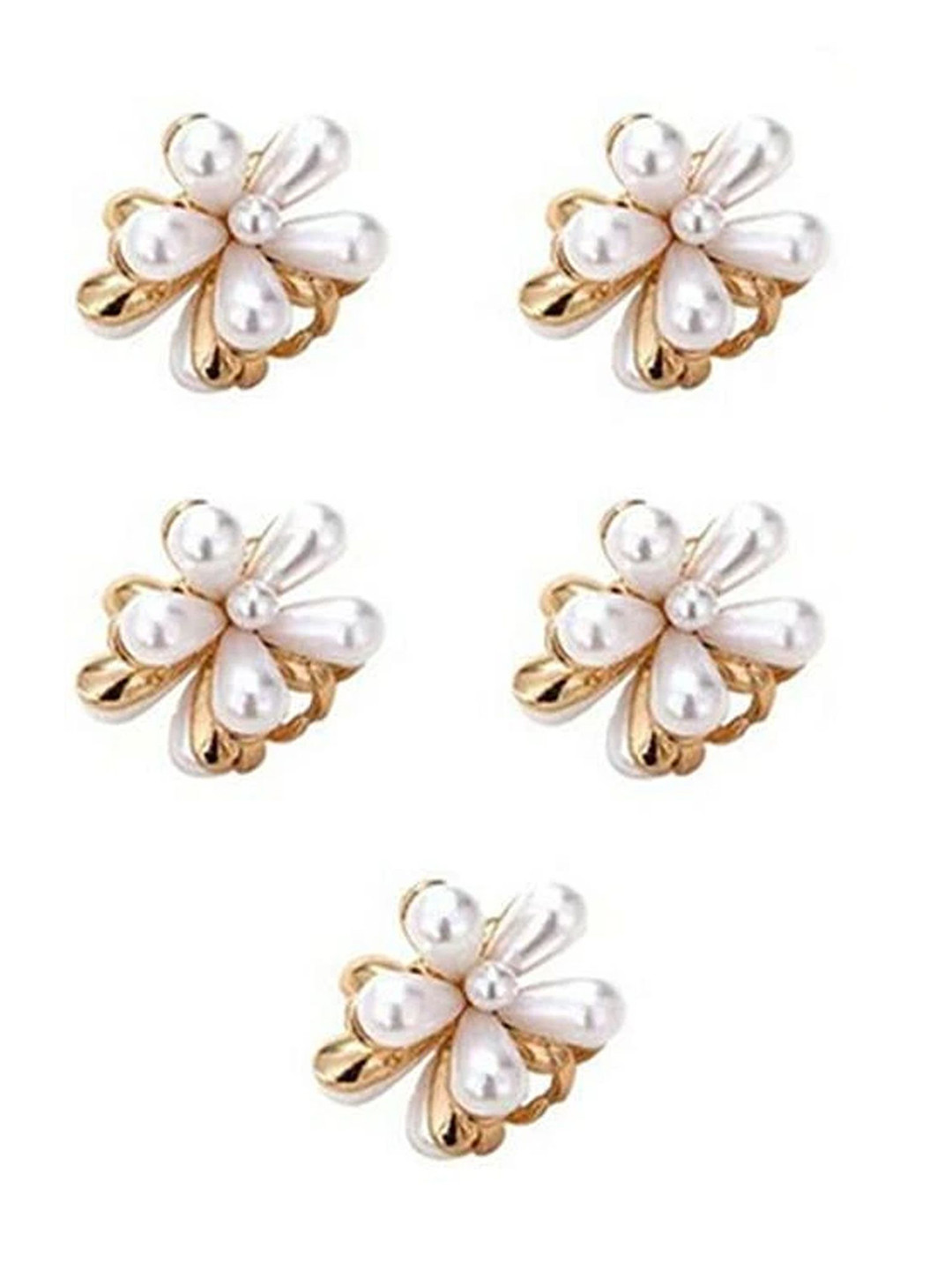 Axpro Girls Set Of 5 Beaded Claw Clip