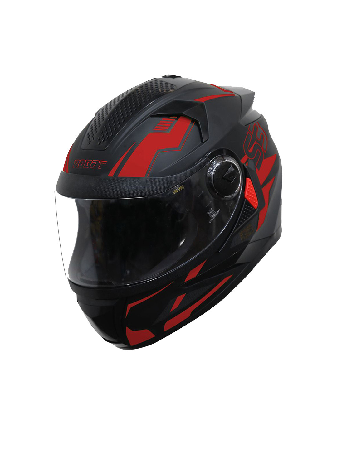 Steelbird SBH-17 Robot Terminator Printed Full Face Scratch Resistant Riding Helmet