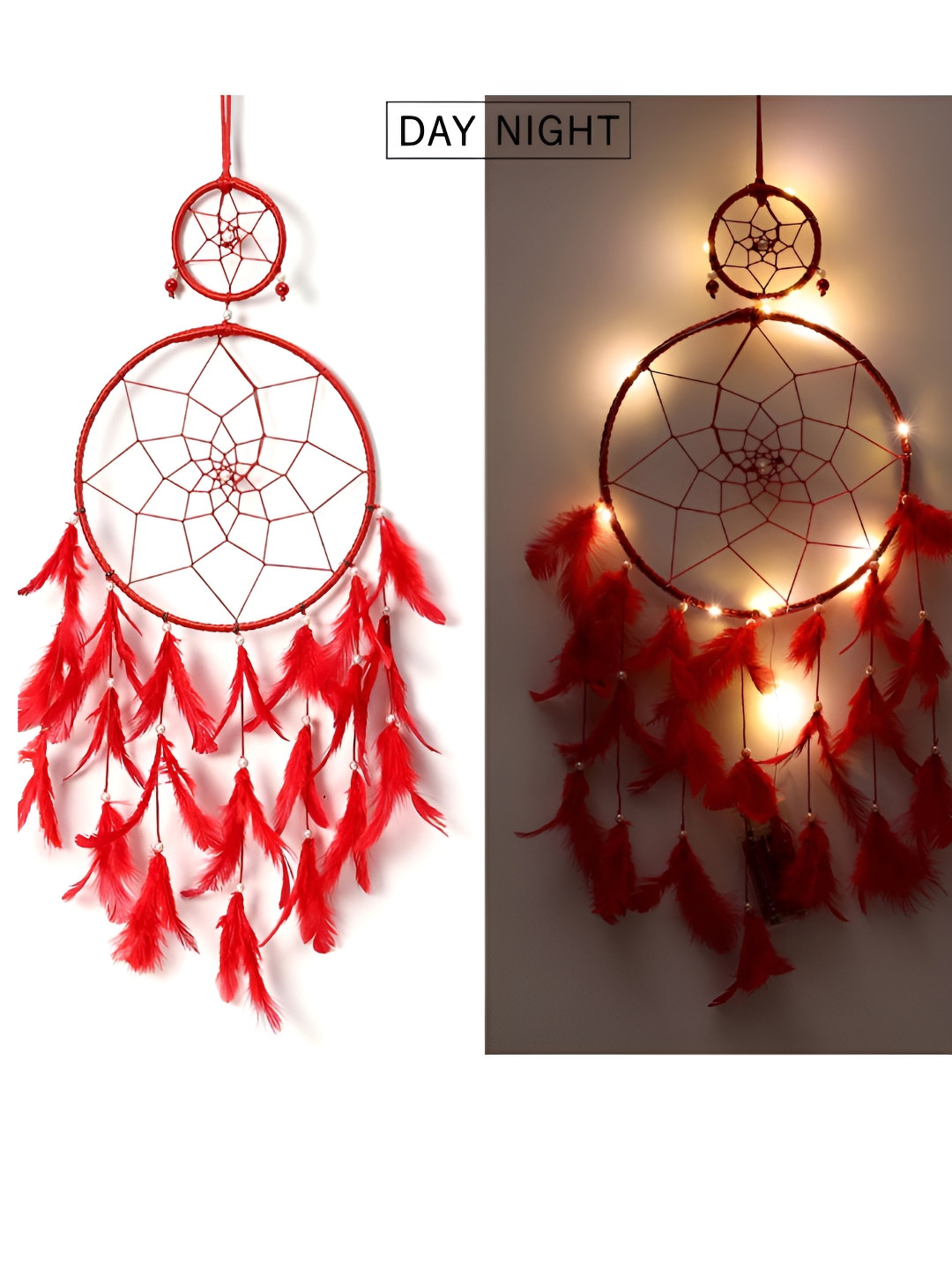 DULI Red Dream Catcher Hangings