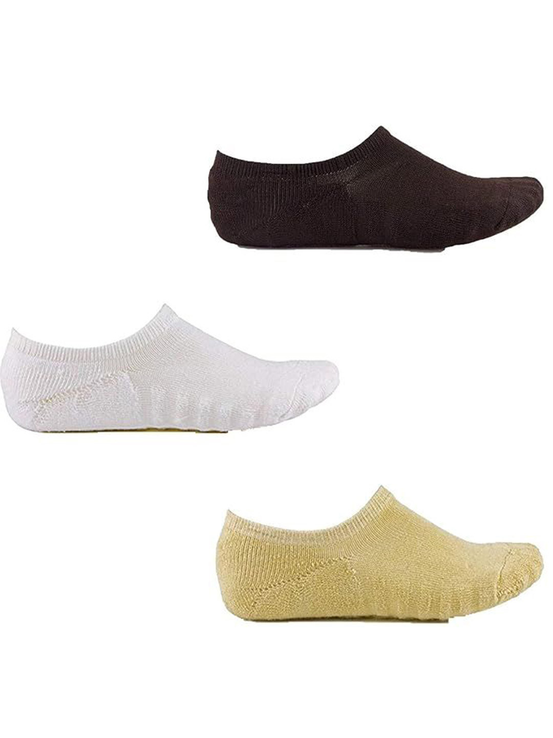 ZEDGORA Unisex Pack Of 3 Assorted Breathable Towel Socks