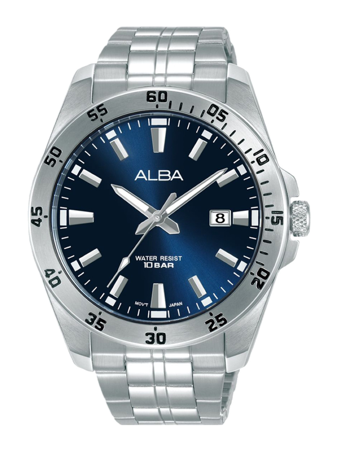 Alba Active Men Dial & Stainless Steel Bracelet Style Straps Analogue Watch AS9V45X1