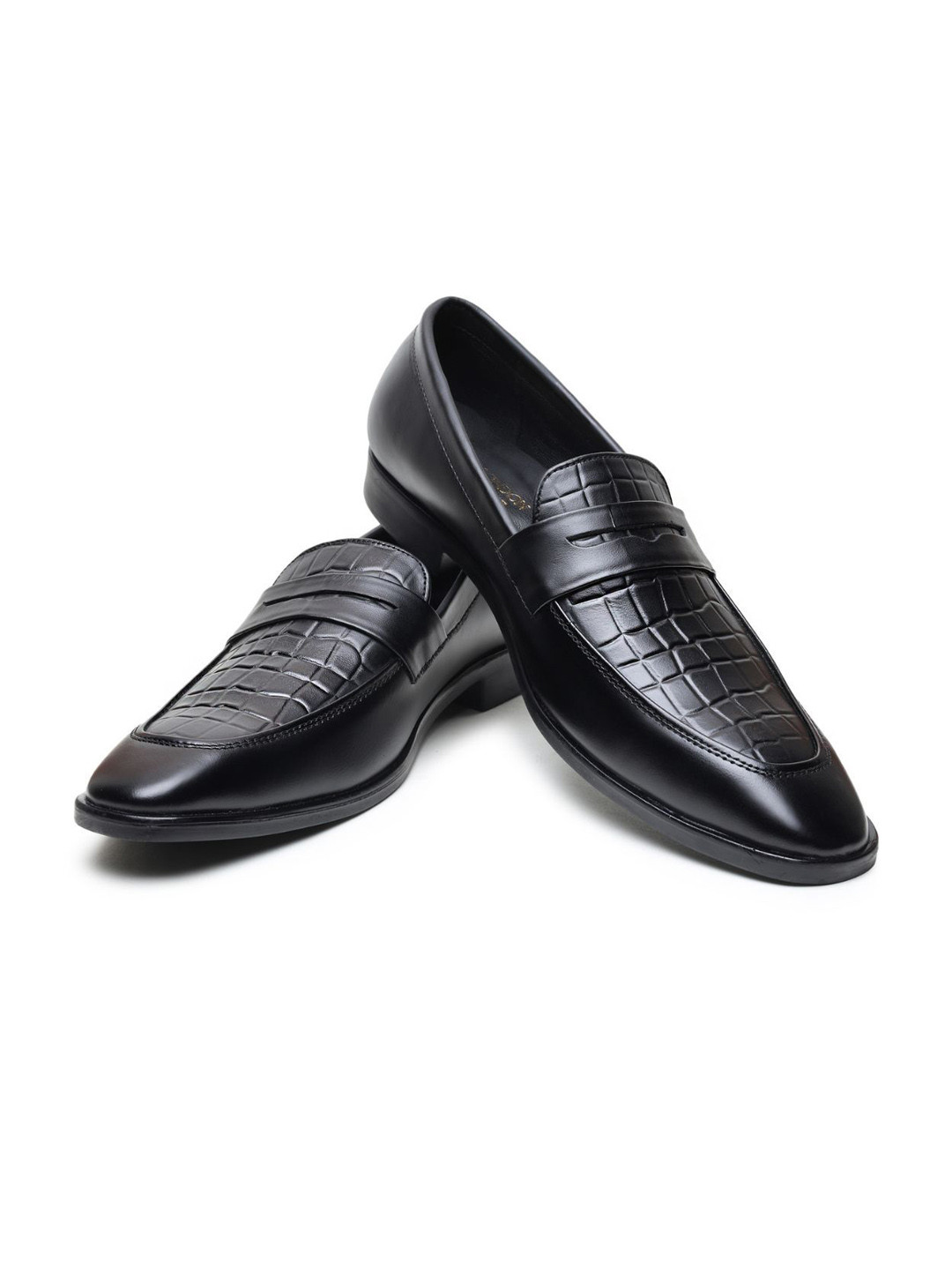 Hayes London Men Black Loafers Shoes