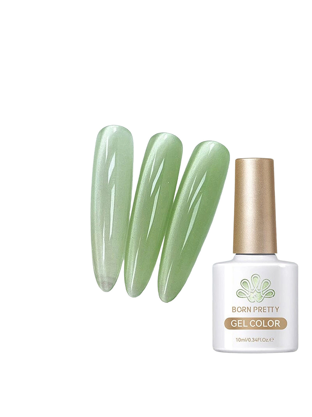 BORN PRETTY Long Lasting High Gloss Glass Cat Magnetic Gel Polish-10ml-MY54 Freedom Land