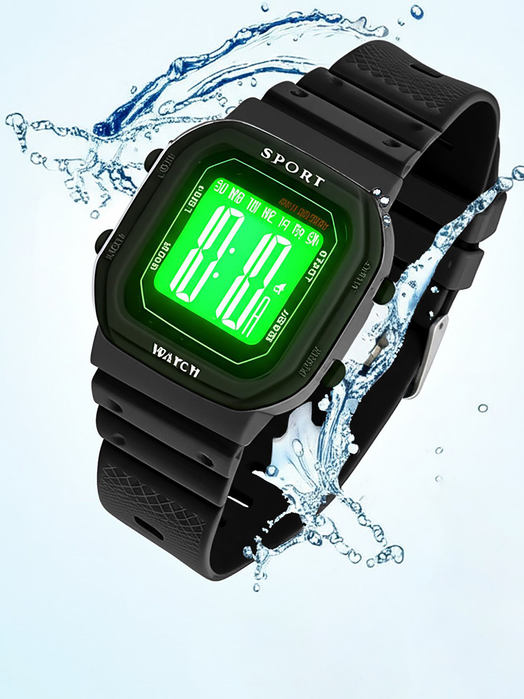 Time Up Kids Dial & Wrap Around Straps Digital Watch K177-1