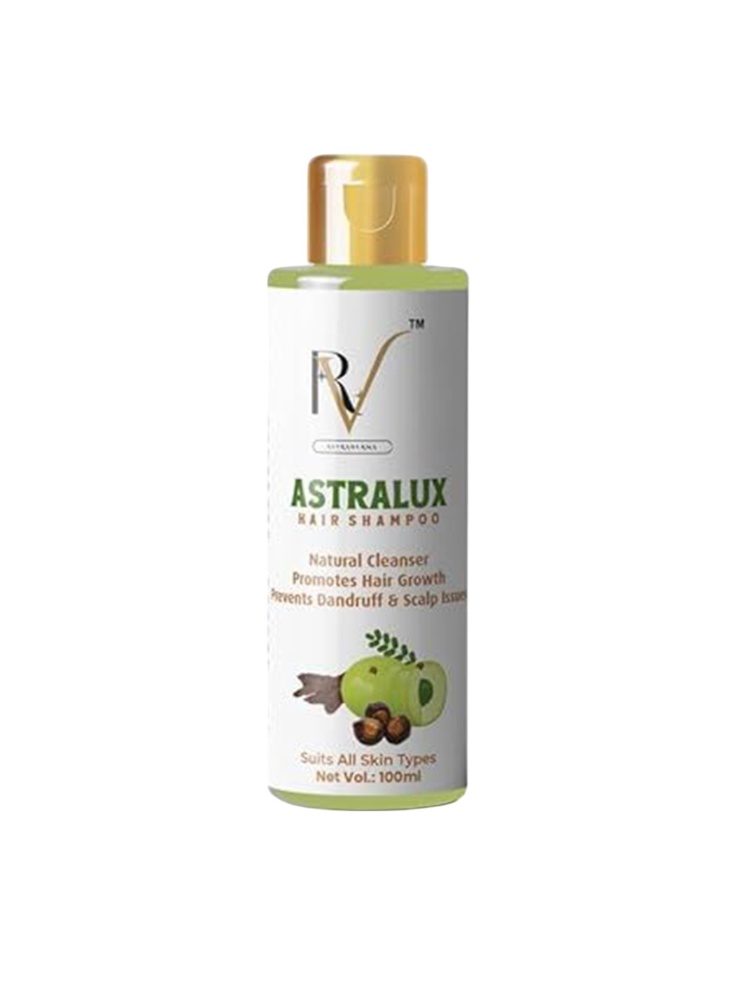 RV ASTRADERMA Natural Shampoo For Healthy & Strong Hair - 100 ml