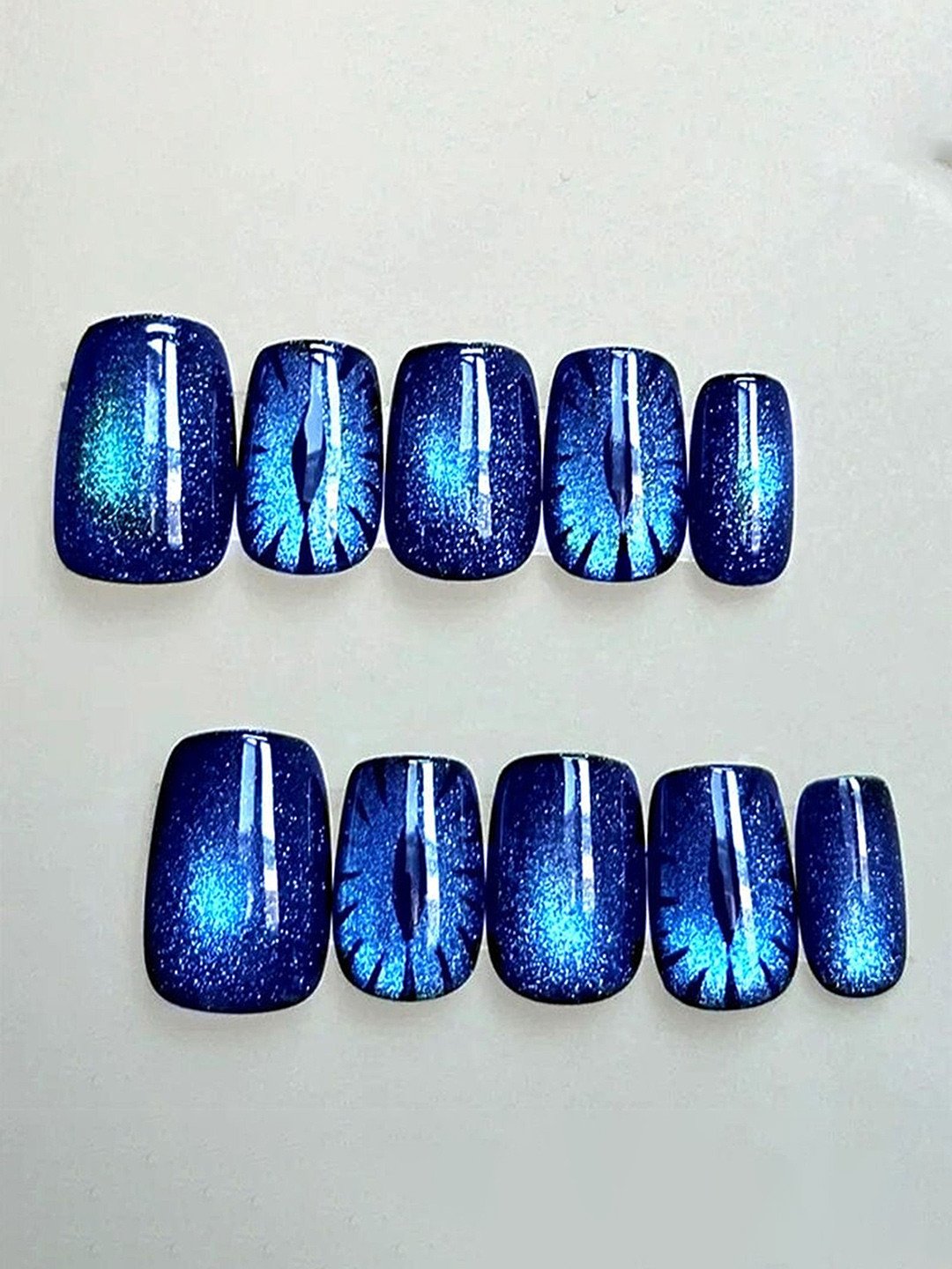 BORN PRETTY Long Lasting High Gloss Cat Eye Magnetic Gel Polish-10ml-MY47 Blue Ore