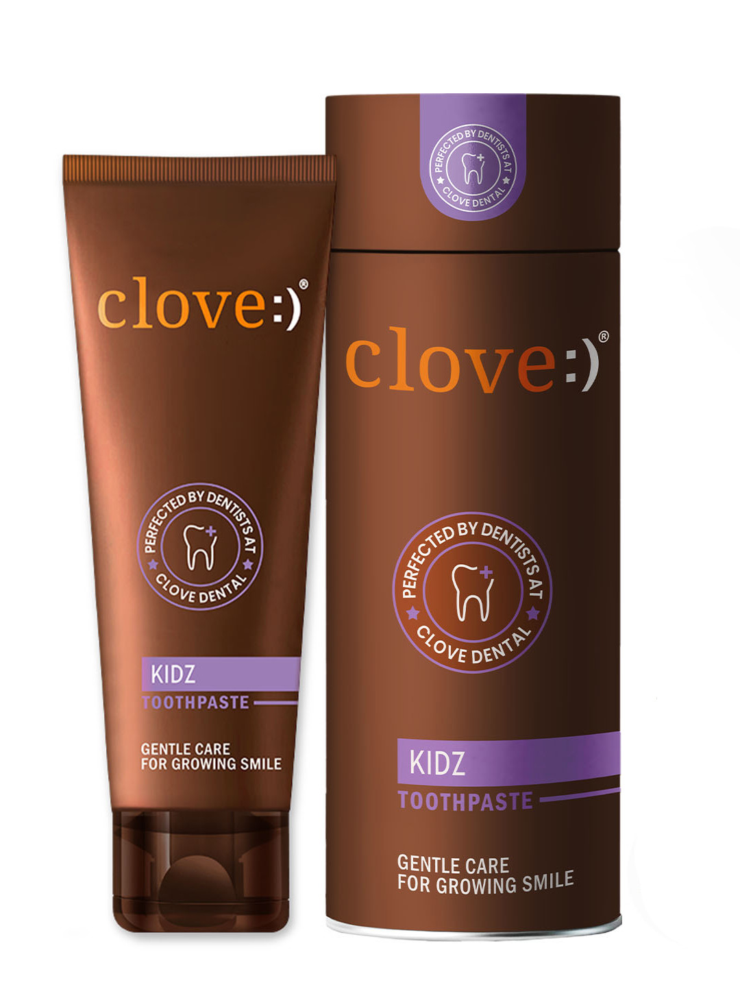 Clove Oral Care Kids Free Dental Plan Every Pack Toothpaste SLS Free for 3+ Years(100 g)