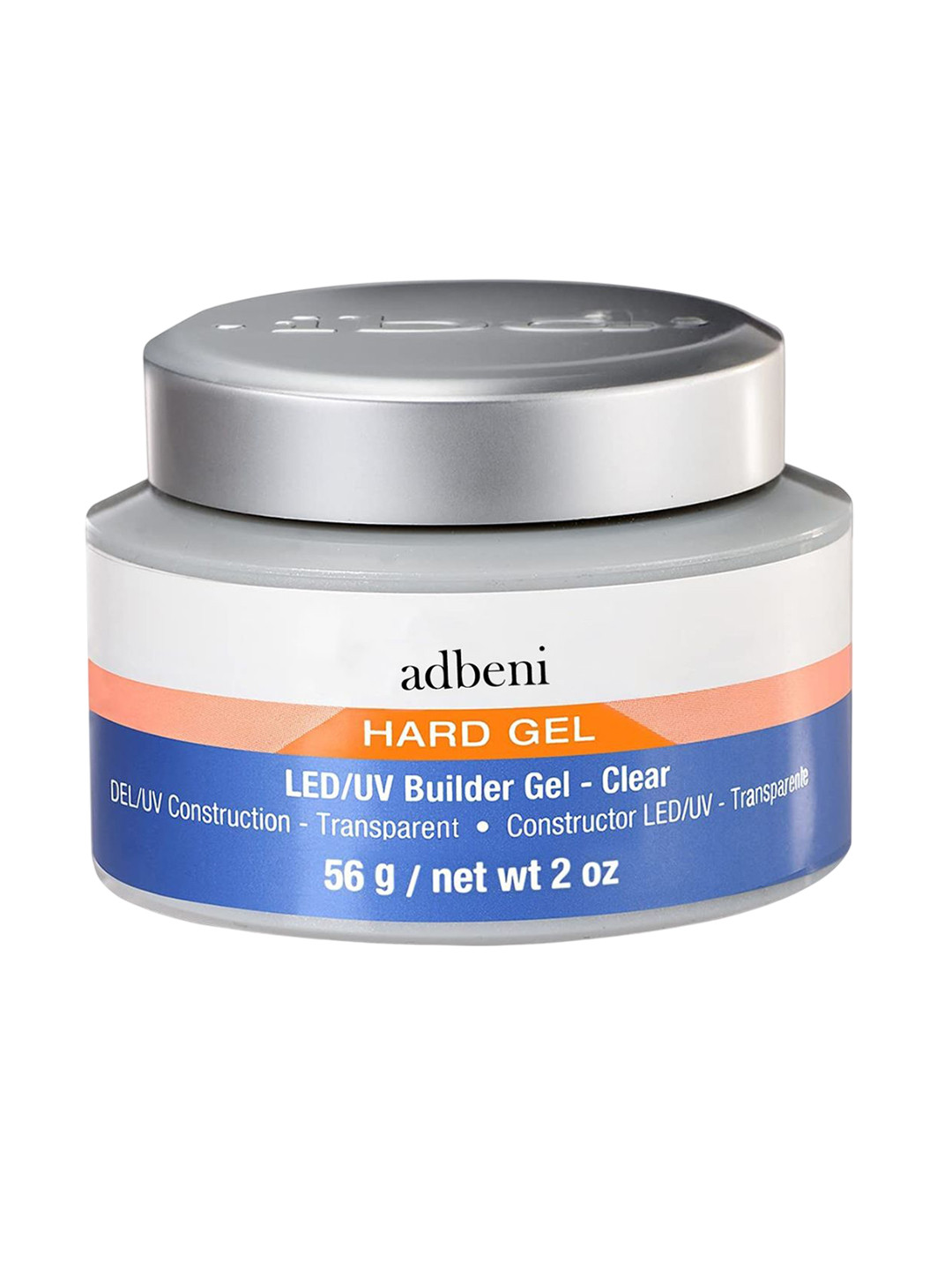 Adbeni Hard Gel Led/Uv Builder Gel - Clear- 56 g