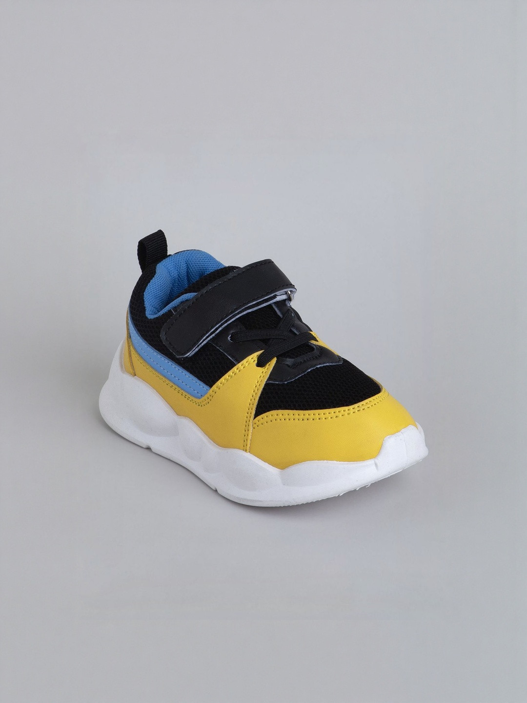 Hopscotch Boys Color Block PU With PVC Sole Non-Marking Casual Shoes