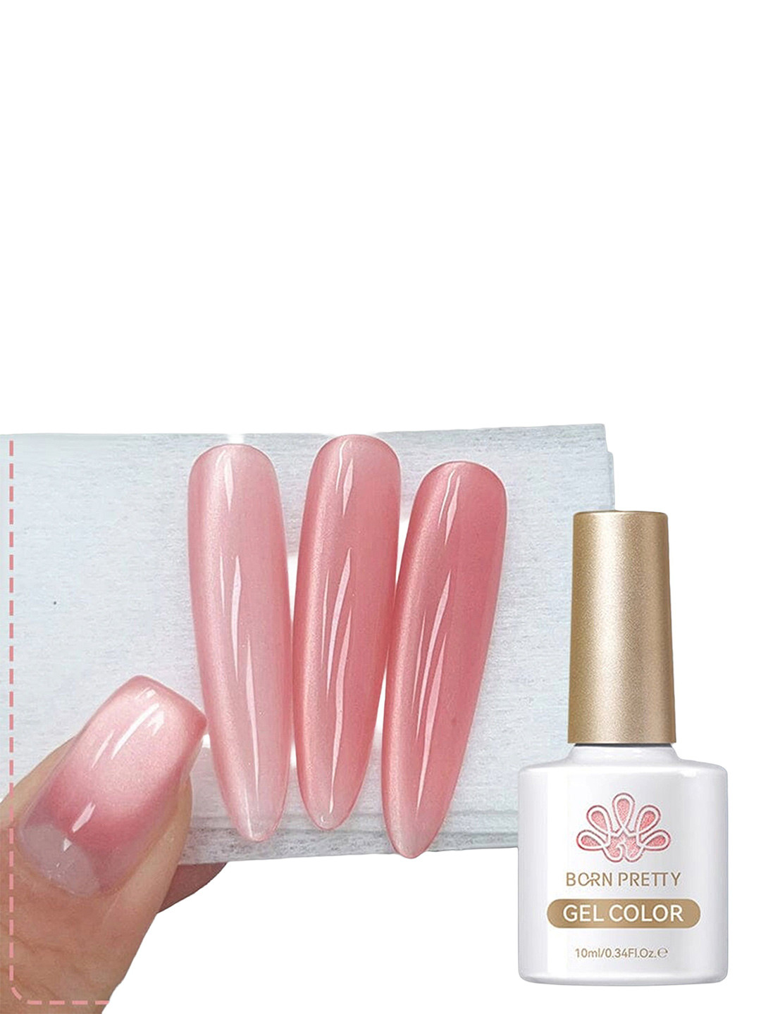 BORN PRETTY Long Lasting High Gloss Glass Cat Magnetic Gel Polish 10ml - MY52 Freedom Land