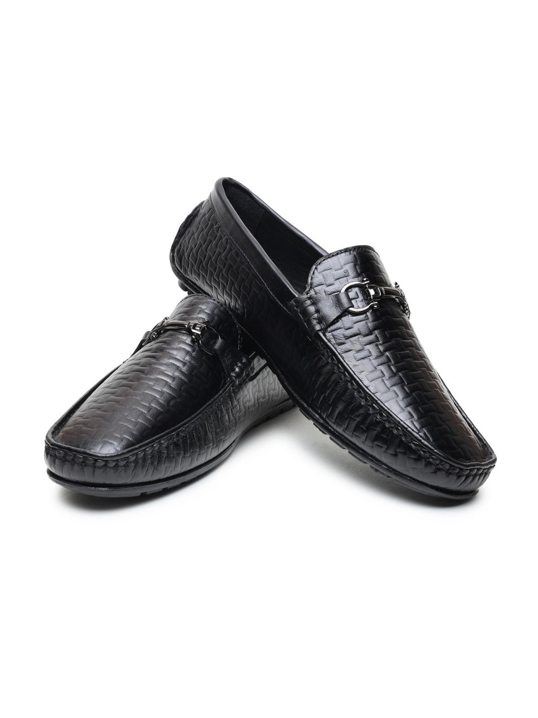 Hayes London Men Black Formal Driving Shoes