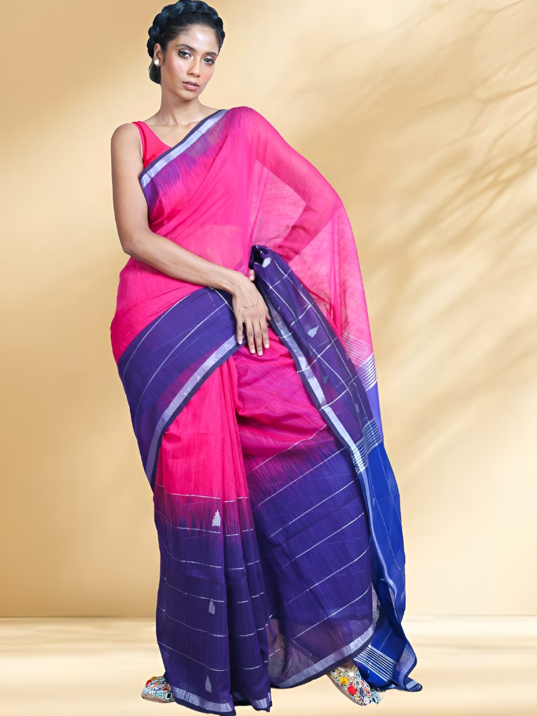 Arhi Woven Design Saree With Blouse