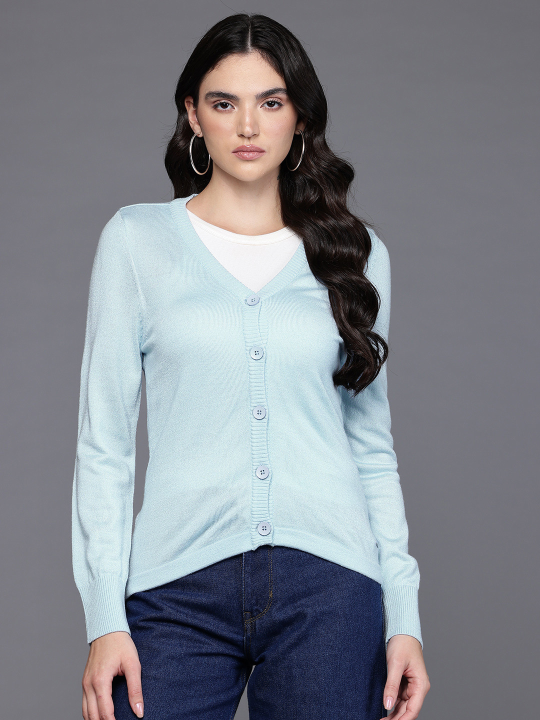 Allen Solly V-Neck Cardigan