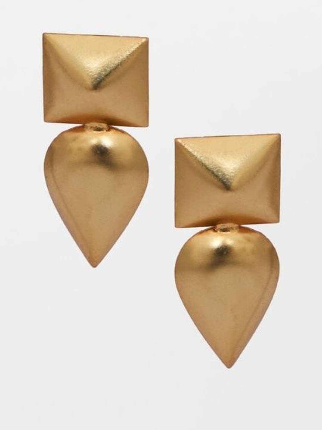 HENA DESIGNS LLP Ziva Matte Contemporary Studs
