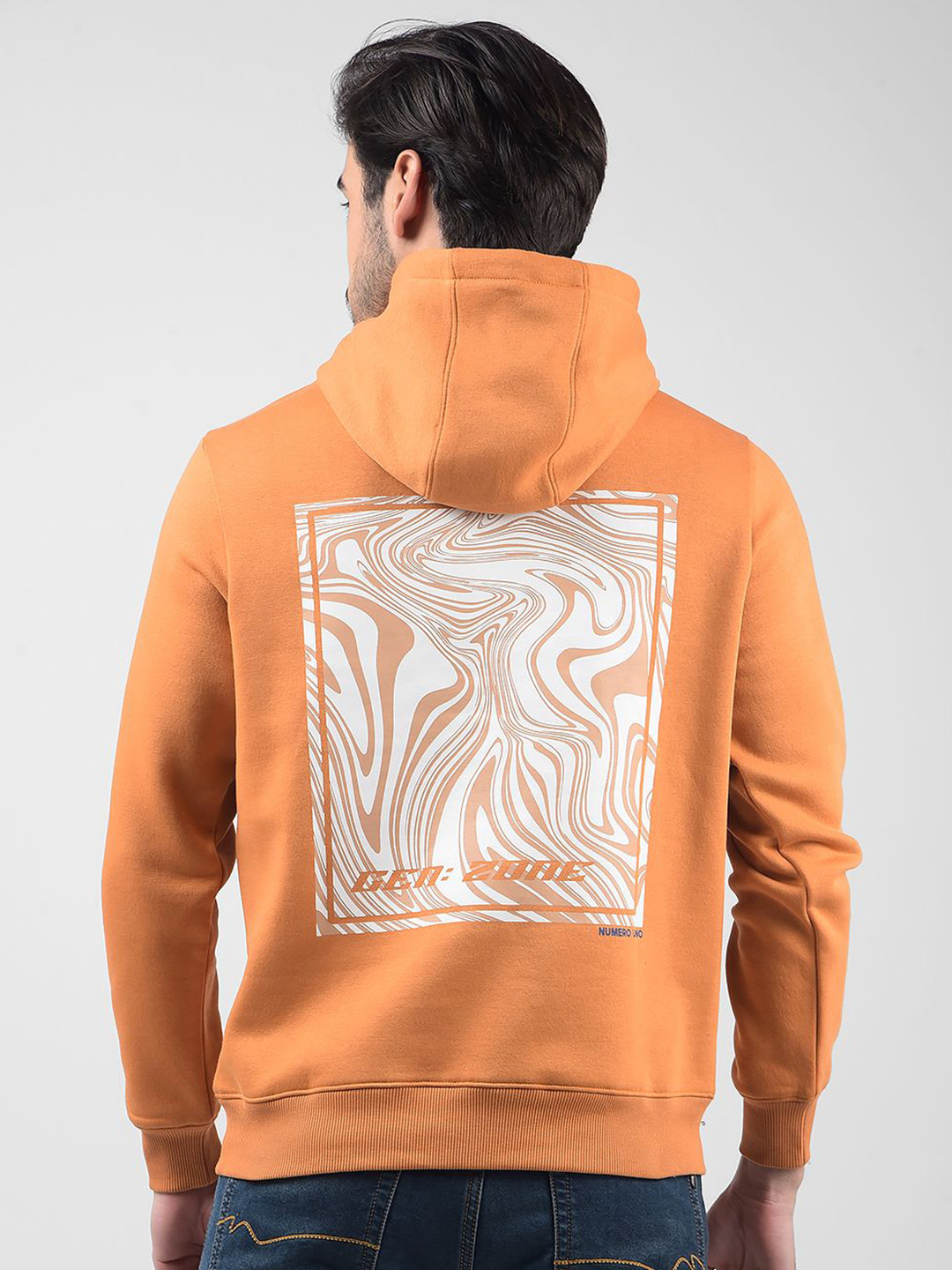 Numero Uno Men Graphic Printed Hooded Full Sleeve Sweatshirt
