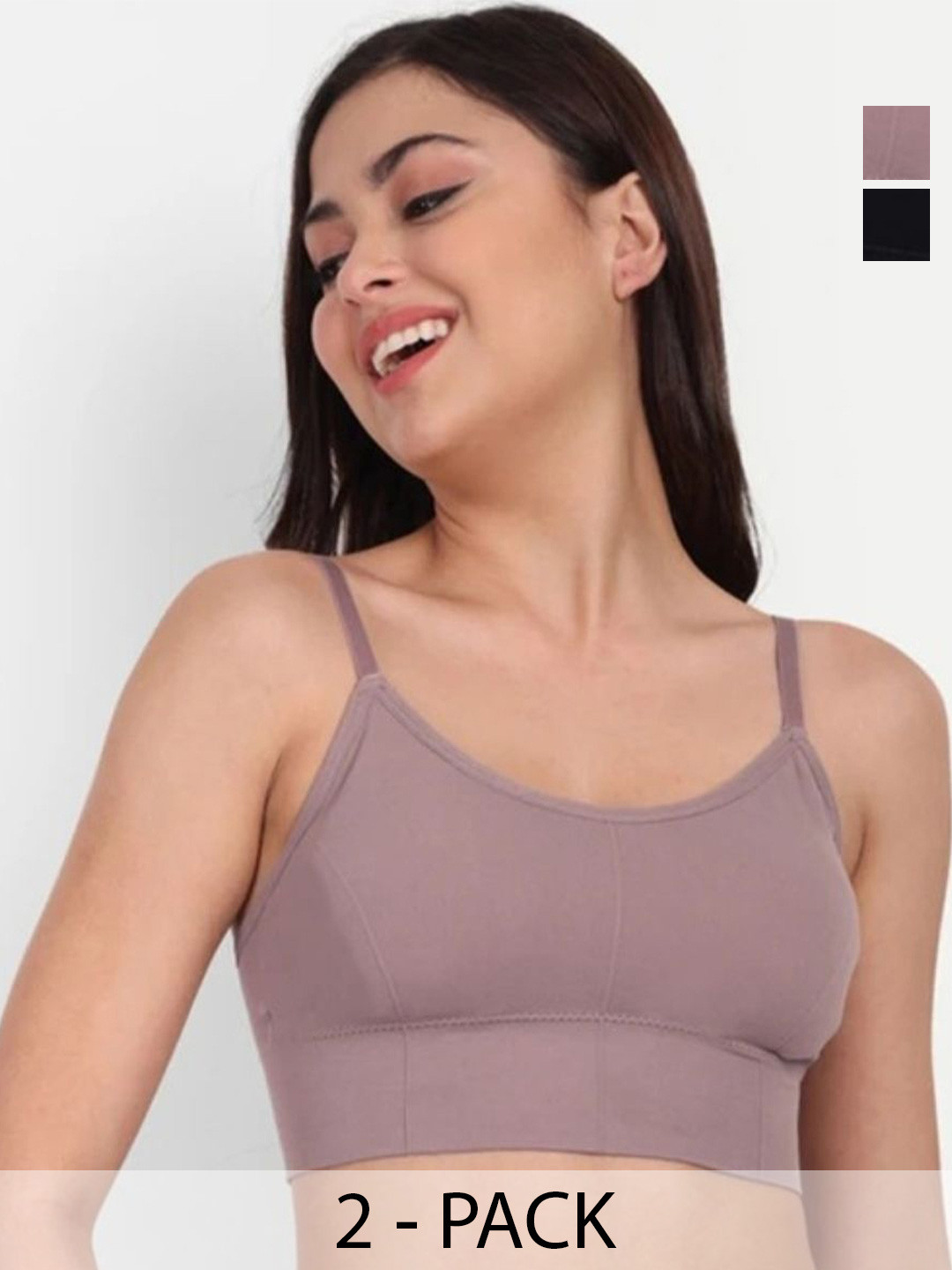 NAYAK FASHION Women Pack of 2 Full Coverage Lightly Padded Everyday Bra