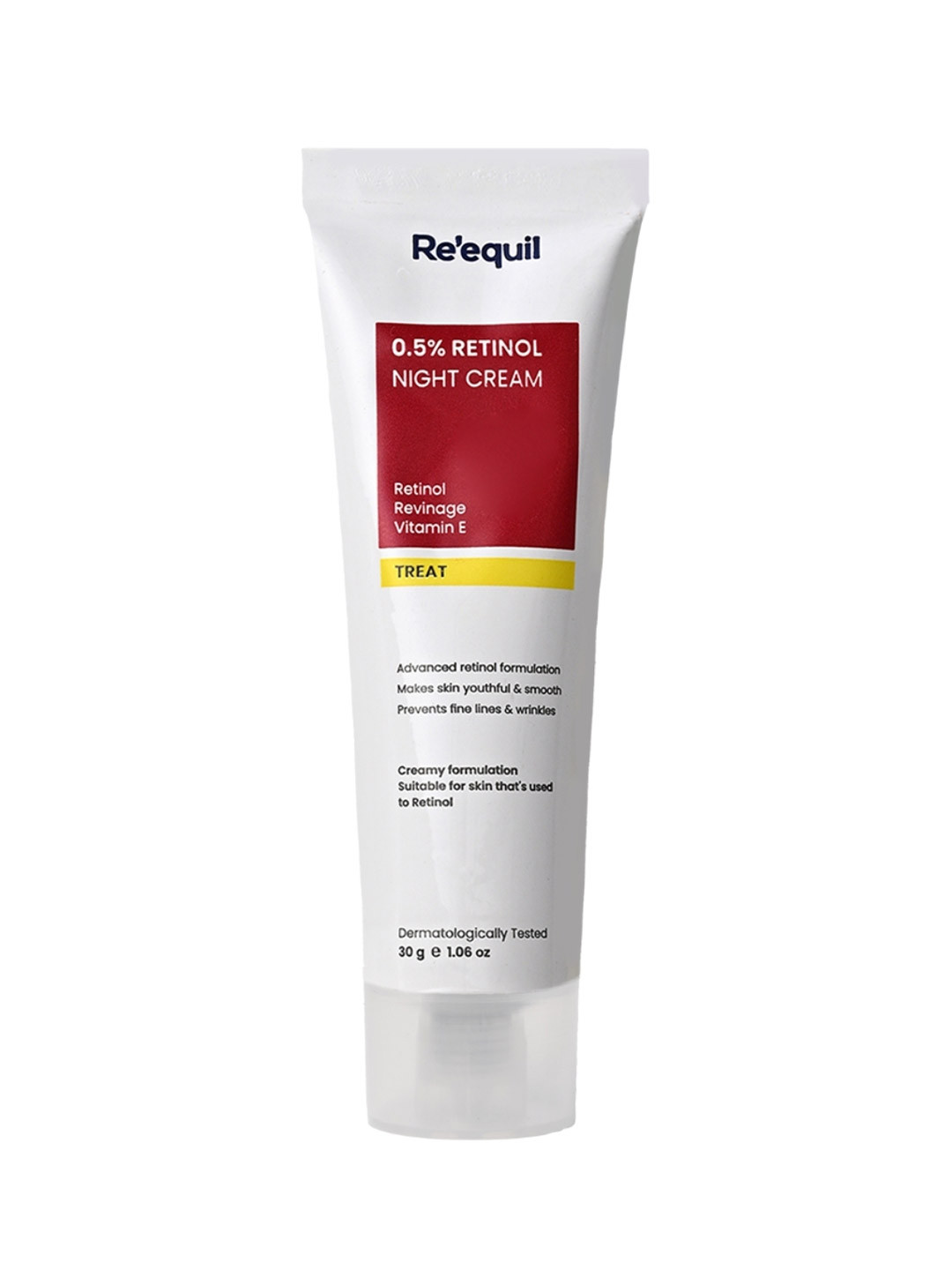 Reequil 0.5% Retinol Night Cream For Fine Lines Wrinkles & Smooth- 30 g