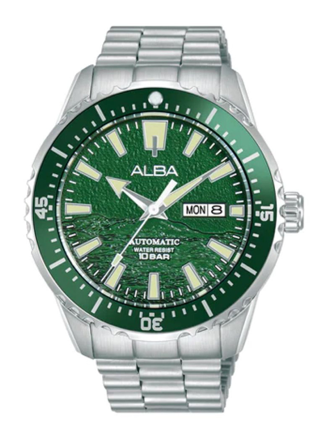 Alba Mechanical Men Bracelet Style Straps Analogue Automatic Motion Powered Watch AL4737X1