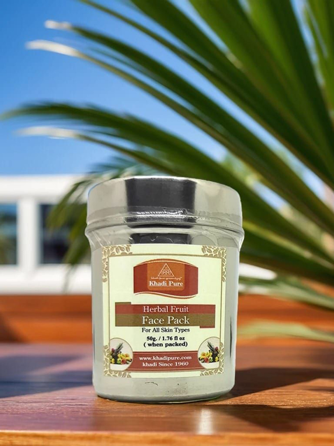 Khadi Pure  Set Of 4 Herbal Fruit Face Pack For Skin Brightening - 50 g Each