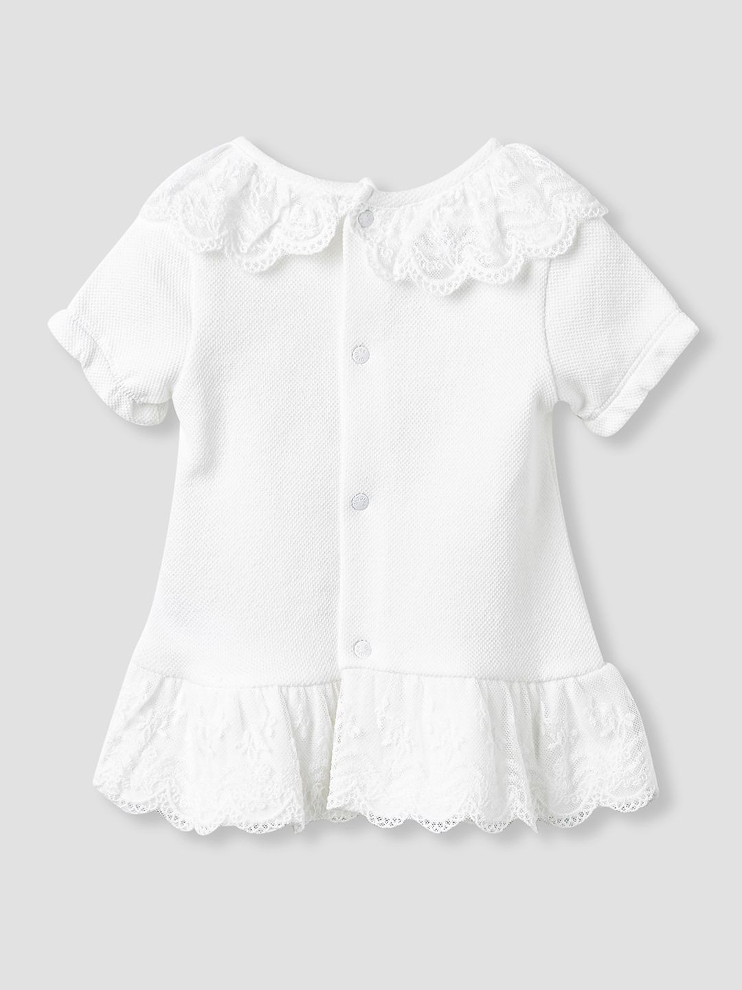 Giggles by Babyshop Infant Peter Pan Collar Pure Cotton Top With Trouser