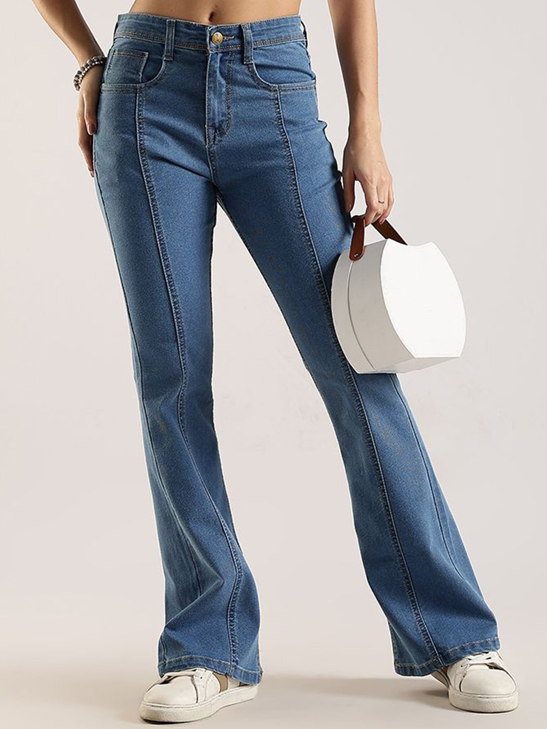 zayla Women Jean Bootcut High-Rise Stretchable Jeans