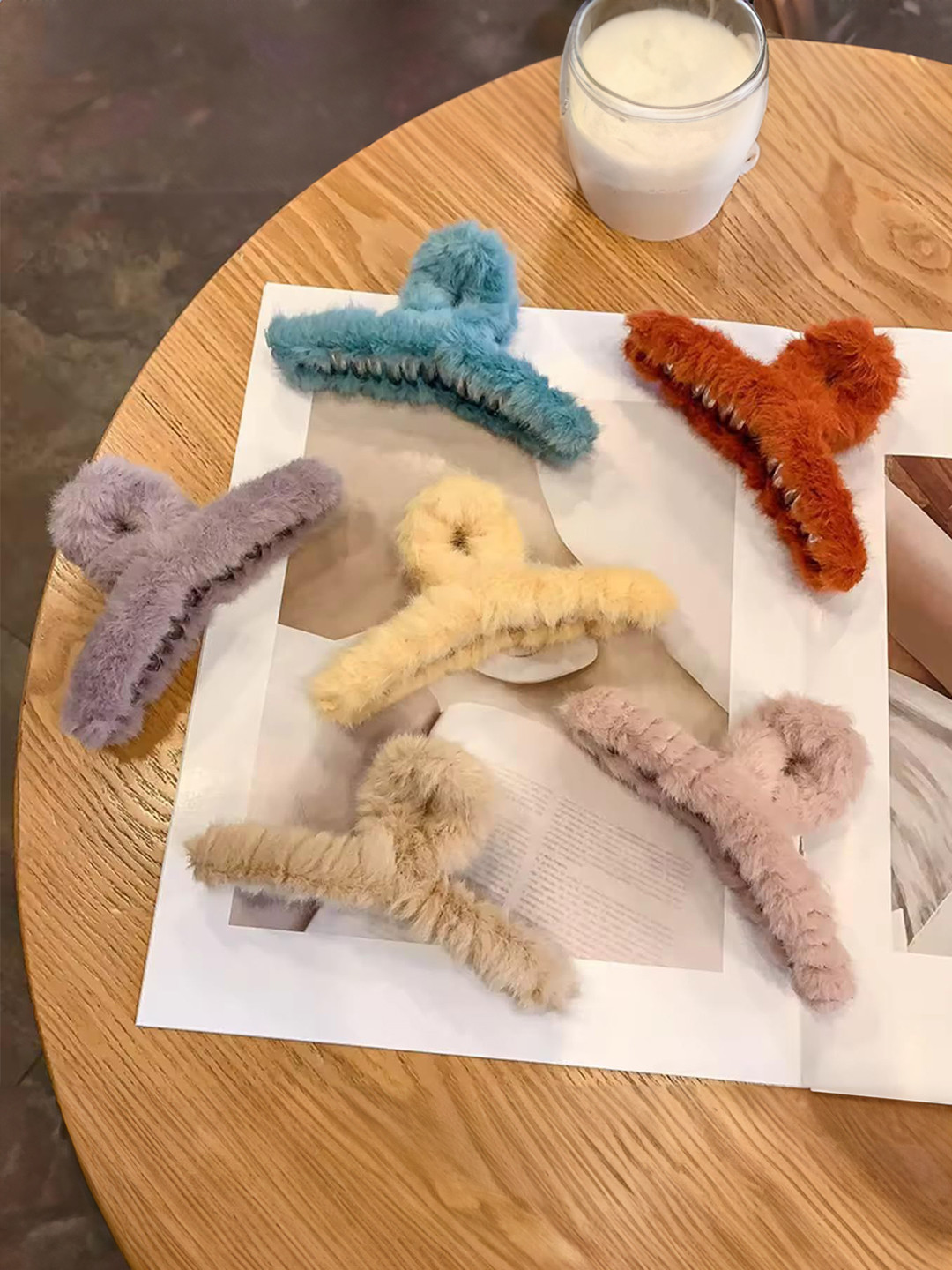 HANDBAG COLLECTION Girls Set of 3 Claw Clip