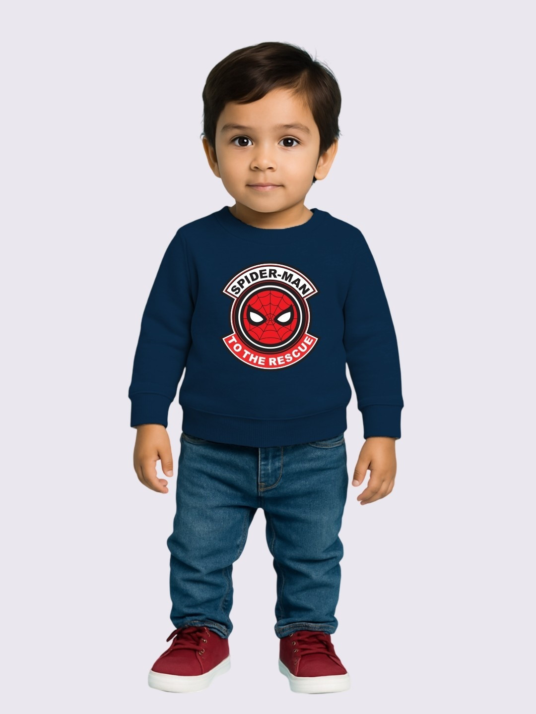 YK Disney Boys Fleece Lined Disney Printed Sweatshirt
