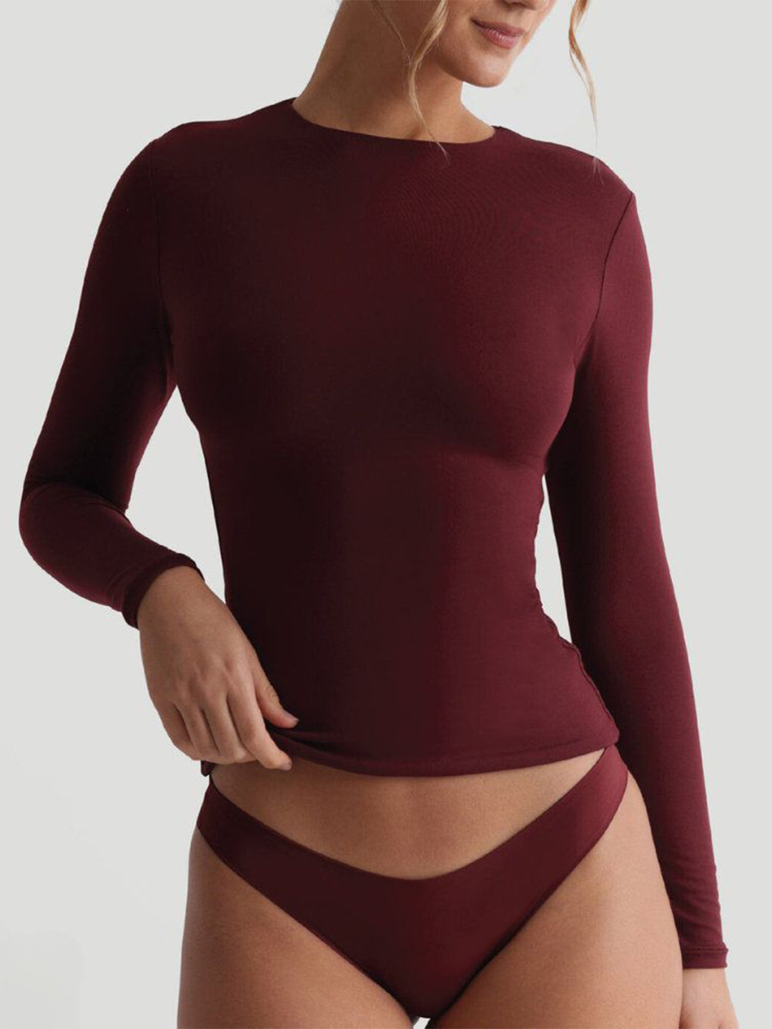 Outcast Women Irina Long Sleeve Fitted Top