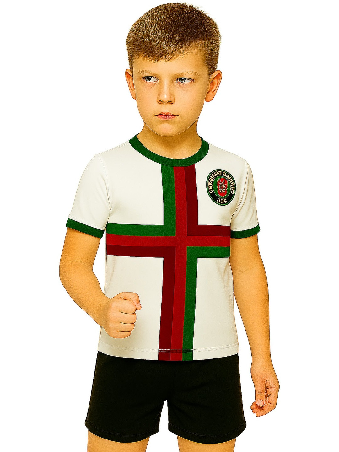 dostitch Boys  Jersey Kit Cristiano Ronaldo 7 Printed T-shirts