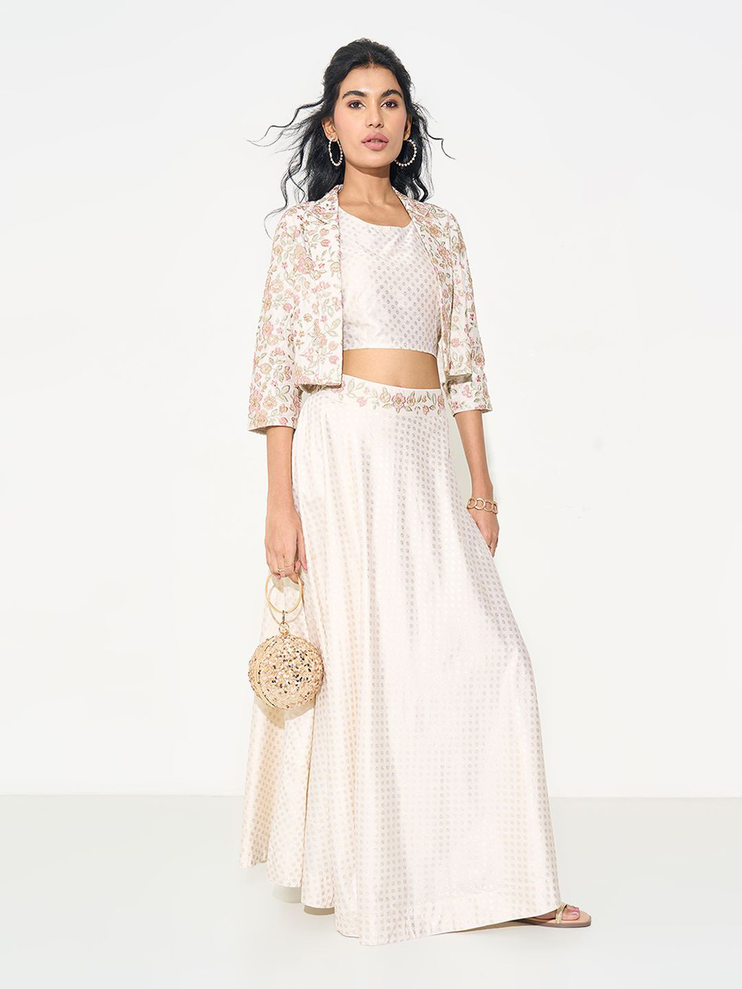 RANGMANCH BY PANTALOONS Printed Lehenga & Choli